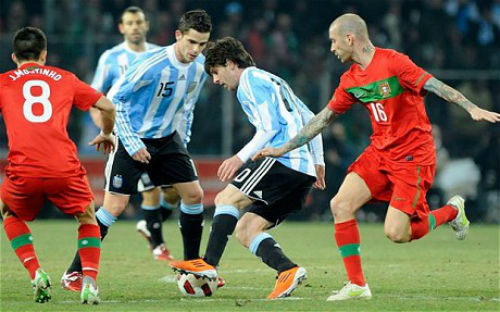 Argentina đã giành chiến thắng 2-1 trước Bồ Đào Nha